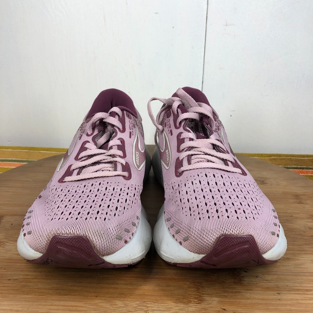brooks glycerin 20 womens size 9 shoes purple athletic running sneakers - Picture 3 of 13